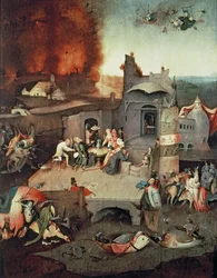 Kuszenie świętego Antoniego, ok. 1500